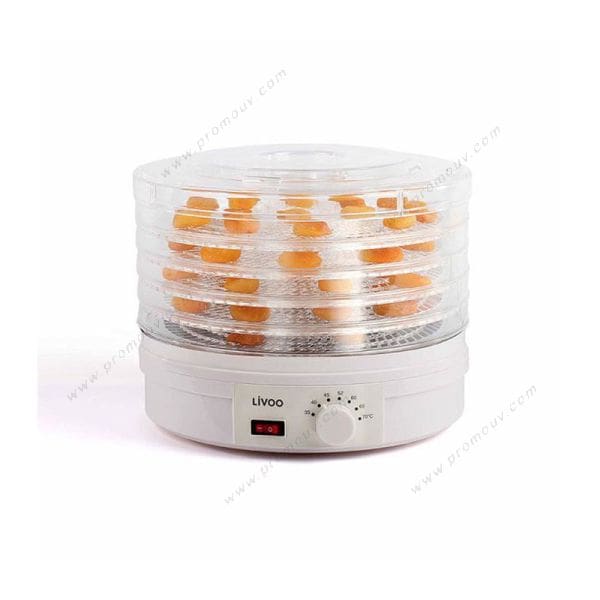 Déshydrateur alimentaire LIVOO 245W 5 plateaux Blanc (DOM202) Déshydrateur alimentaire LIVOO 245W 5 plateaux Blanc (DOM202)